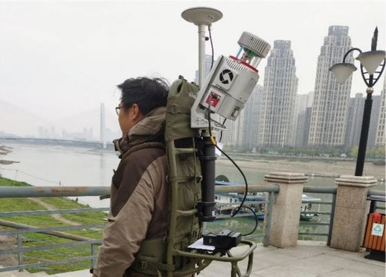 Jarak Jauh 1350m Dengung Lintas Udara LiDAR sistem ARS-1000L Akurasi Tinggi