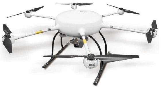 120min Max Load 8kg Multi Rotor UAV Long120 Tahan Hujan Ringan Enam Sumbu Dengung