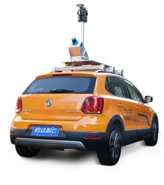 Rentang 150/300/600m Sistem LiDAR Seluler HiScan-C Sensor LiDAR Mobil
