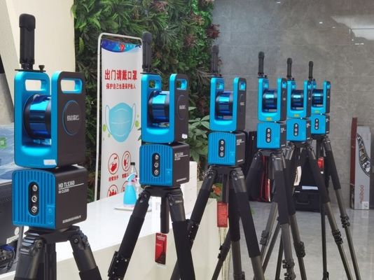 HD TLS360 Industrial Laser Scanner Perangkat Pengukuran Laser 3D Ringan 4kg