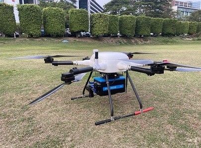 Rentang 1500m Sistem LiDAR Seluler Lintas Udara Sensor LiDAR UAV PM-1500