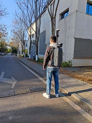 300000points/s HiSLAM 3D Laser Scanner Untuk Konstruksi Model Bangunan