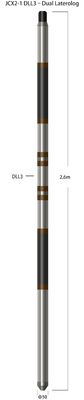 Rentang Penghitung 0-10KΩm Akurasi 5% Laterolog Stainless Steel Probe Ganda