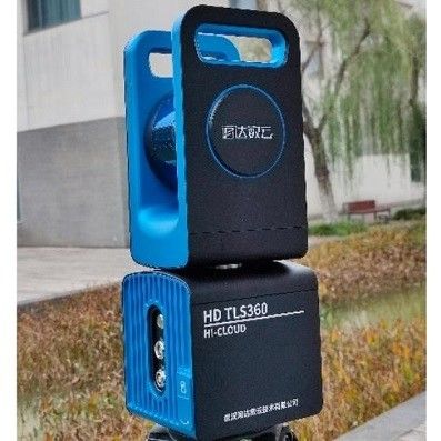 Rentang 0.2m-150m TLS360 Perangkat Pemetaan Laser Terestrial Pemindai Laser Luar Ruangan 3D