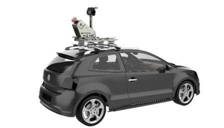 Sistem Pemetaan Seluler LiDAR 5mm@30m Survei Tanah Rentang HiScan-R 420m