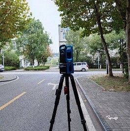 3cm @ 100m Akurasi TLS360 portabel 3D Laser pemindai 0.2m-150m Untuk Keamanan Publik