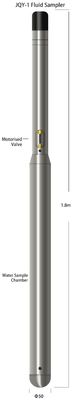 1L Volume Bipolar Codes Signal Fluid Sampler Probe Untuk Lingkungan 75 derajat 20MPa